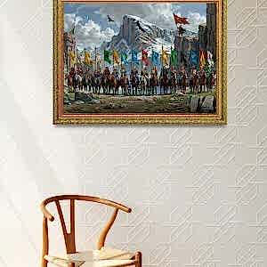 16 Türk Liderleri Özel Çalışma Tablo 60x80