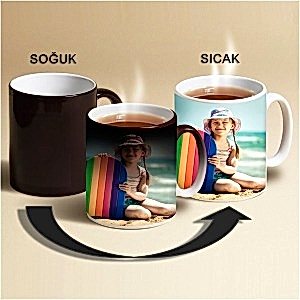 FOTOĞRAFLI SİHİRLİ BARDAK - KUPA